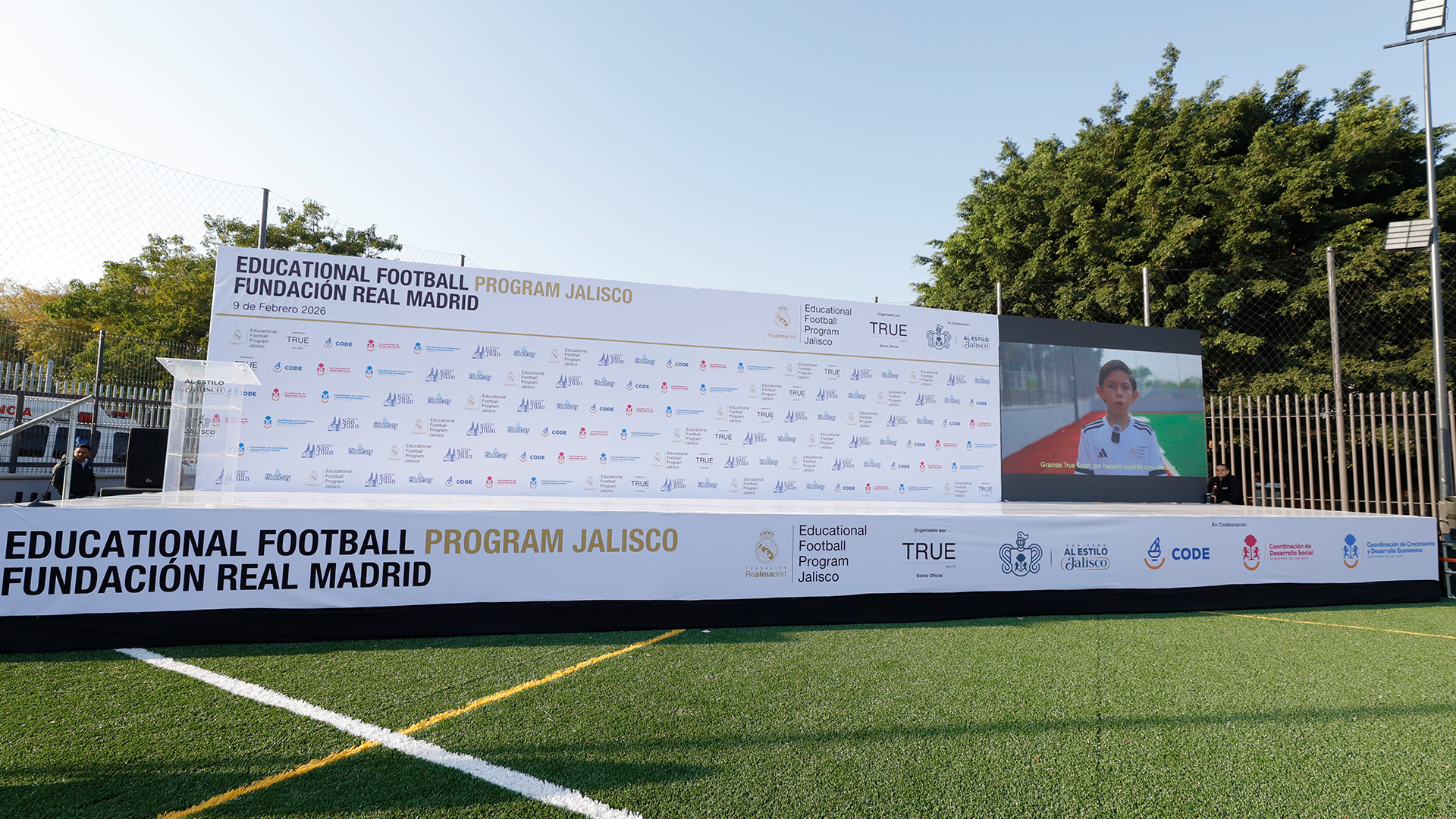 Educational Football Program Jalisco — Fundación Real Madrid, 9 de febrero 2026