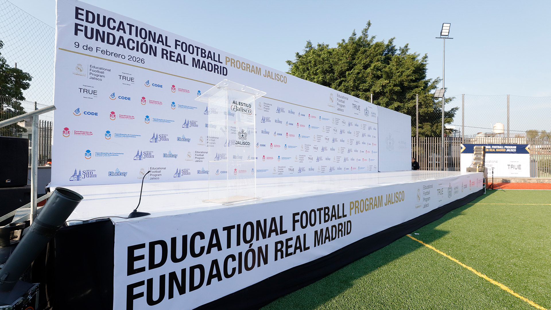 Backdrop oficial del Educational Football Program Jalisco