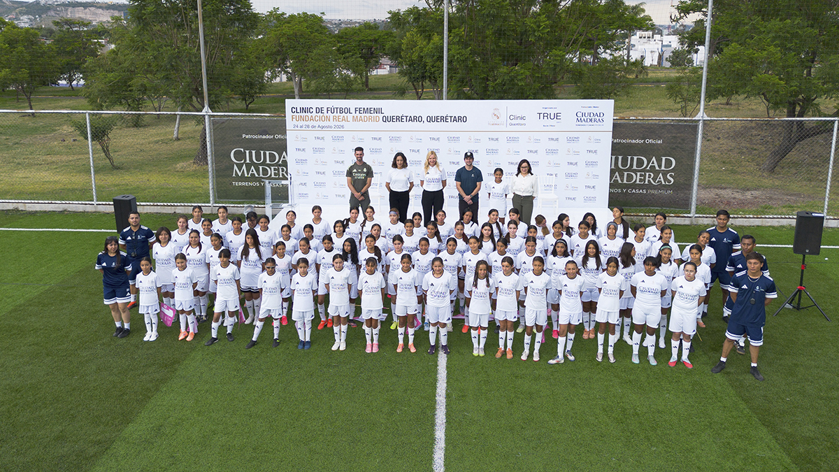 Reqronexion: Inauguran Clinic Femenil Fundación Real Madrid en Querétaro